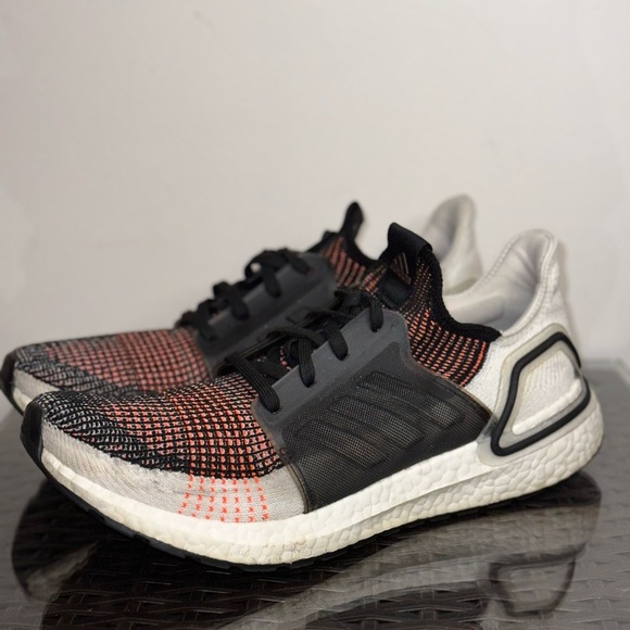 Adidas UltraBoost 19 Solar Orange Men’s Size US 11.5 Running Sneakers G27519 - Picture 8 of 9